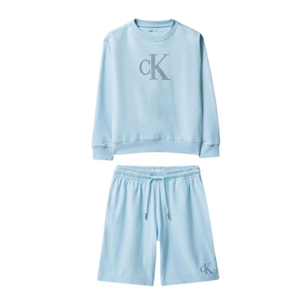 Calvin Klein Childrens/Kids Sweatshirt and Shorts Set / Breeze